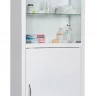 Шкаф медицинский со стеклом HILFE МД 1 1760/SG