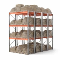 Стеллаж двойной глубины 4500х2700х1100 до 4750 кг / до 12670 кг секция