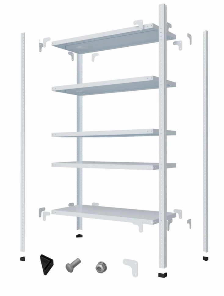 Стеллаж Титан МС-750 2300х1000х800 мм 8 полок Стеллаж Титан МС-750 2300х1000х800 мм 8 полок