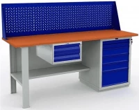 Верстак Практик с ящиками и подвесным ящиком W200.F2/WS6.110