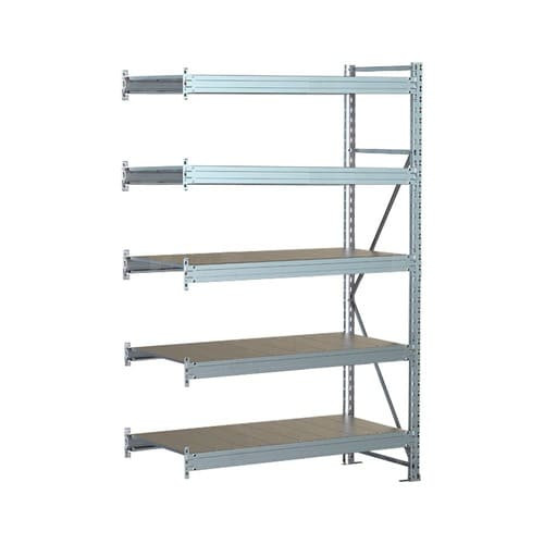 Стеллаж SGR-V 2000х1200х1000 5 ярусов (рамы, балки, настил - цинк) ДС