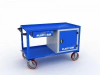 Тележка инструментальная PLATFORM 1300х700.003 (Колеса-полиуретан)