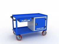 Тележка инструментальная PLATFORM 1300х700.003 (Колеса-полиуретан)