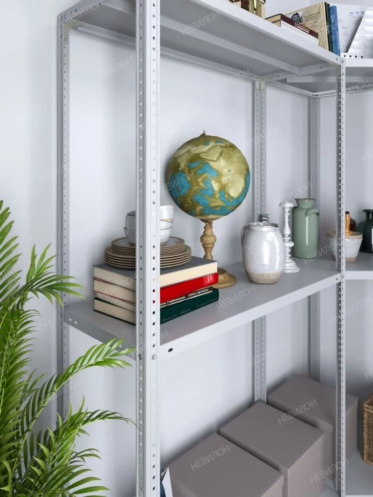 Стеллаж угловой МС 1500х1600х1600/400 мм 3 яруса