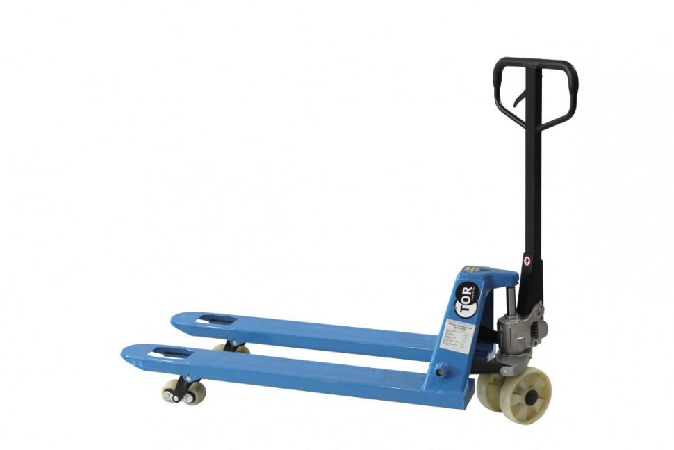 Тележка гидравлическая 2500 кг 1150 мм TOR RHP(BF) (нейлоновые колеса), шт Тележка гидравлическая 2500 кг 1150 мм TOR RHP(BF) (нейлоновые колеса), шт