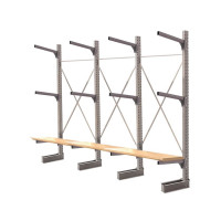 Стеллаж консольный односторонний КЛр 2500х4768х955 (800) 3 яруса