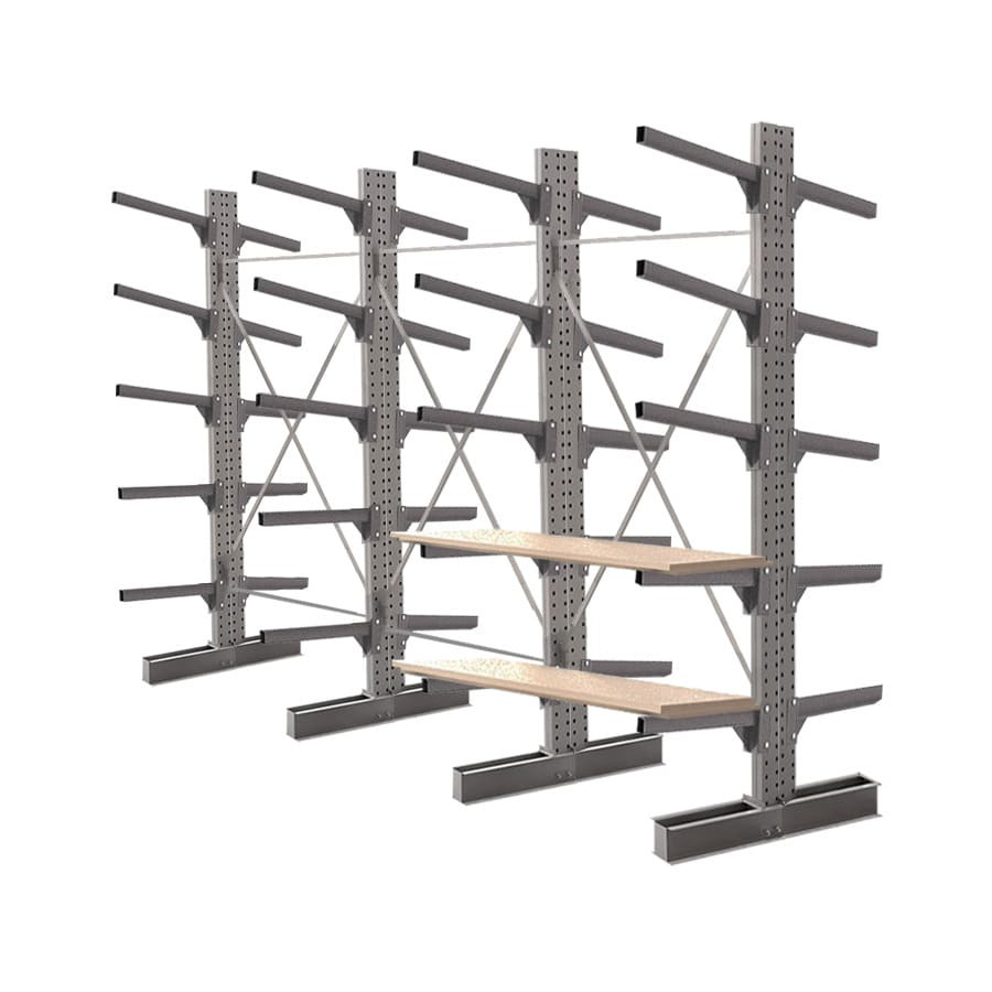 Стеллаж консольный двухсторонний КСр 2500х4392х1600 5 ярусов