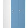 Шкаф для раздевалок WL 21-60 голубой/белый 1900х600х500 мм