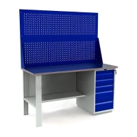 Верстак с двумя экранами и ящиками WT160.F1/WD5.020