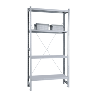 Стеллаж СК 2485х1066х500 с 4 полками ОС