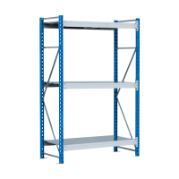 Стеллаж SGR-V 350 кг 2000х2100х600 3 яруса (рамы RAL 5015 / настил цинк) ОС