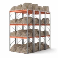 Стеллаж двойной глубины 5000х2700х1100 до 4010 кг / до 12670 кг секция