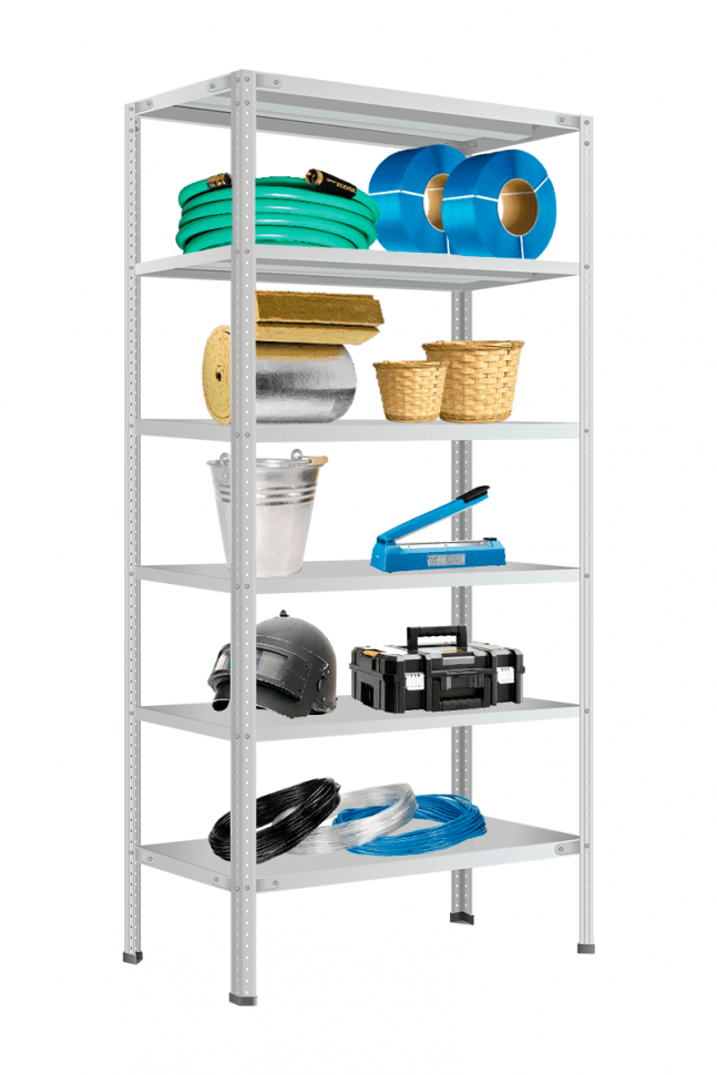 Стеллаж СТФ 1246-2,2 2200х1200х400 мм 6 полок Стеллаж СТФ 1246-2,2 2200х1200х400 мм 6 полок