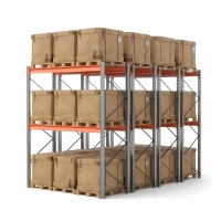 Стеллаж двойной глубины 3500х2700х1100 до 4010 кг / до 12670 кг секция