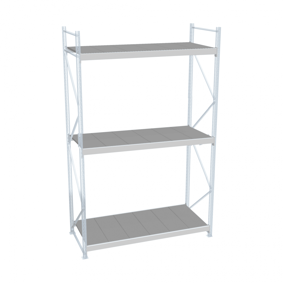 Стеллаж СТ-051 2000х1500х650 с 3 ярусами Стеллаж СТ-051 2000х1500х650 с 3 ярусами