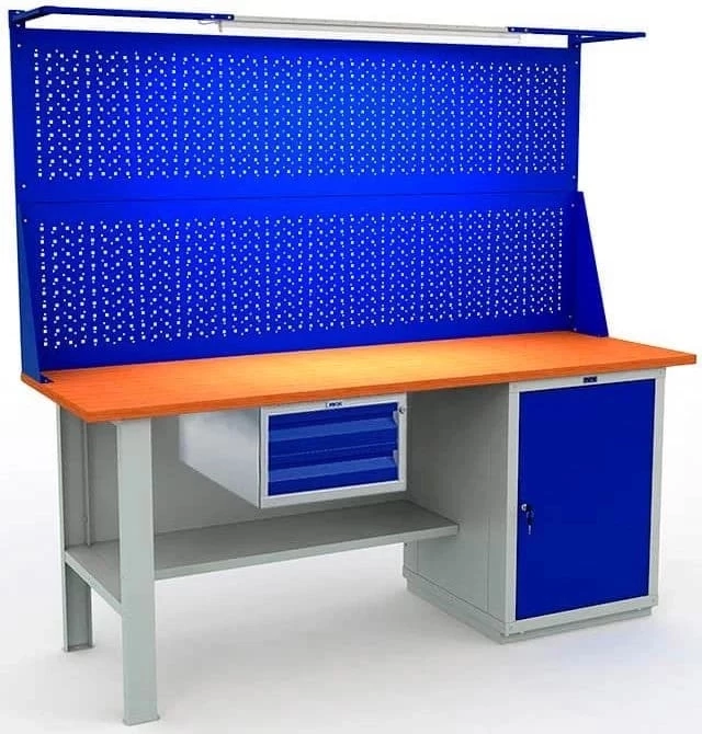 Верстак большой с полками для станка W200.F2/WS1.121