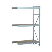 Стеллаж SGR-V 2000х2100х1000 3 яруса (рамы, балки, настил - цинк) ДС