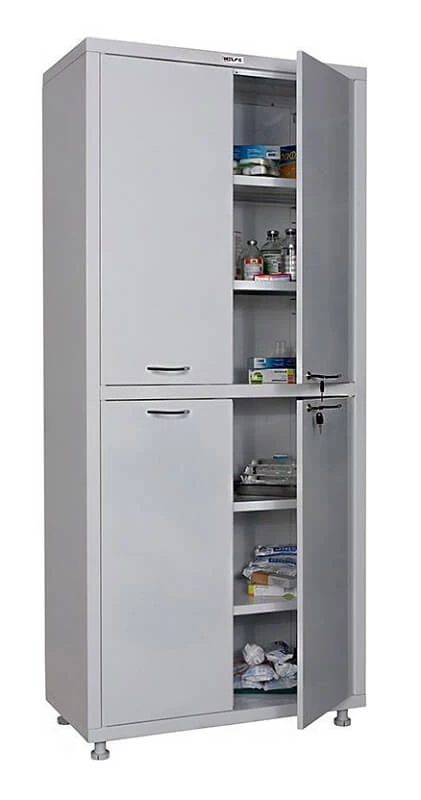 Шкаф медицинский для белья HILFE МД 2 1780/SS