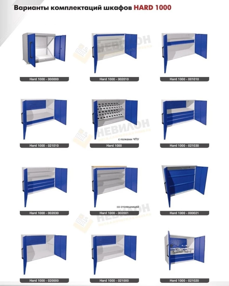 Шкаф для инструмента и комплектующих HARD 2000-033012 Шкаф для инструмента и комплектующих HARD 2000-033012