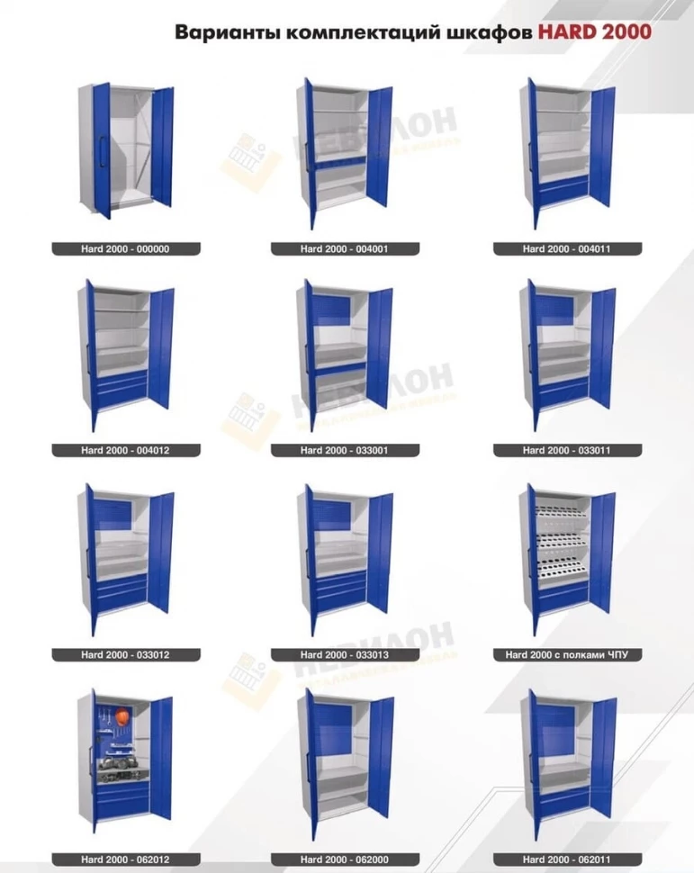 Шкаф для инструмента и комплектующих HARD 2000-033012 Шкаф для инструмента и комплектующих HARD 2000-033012