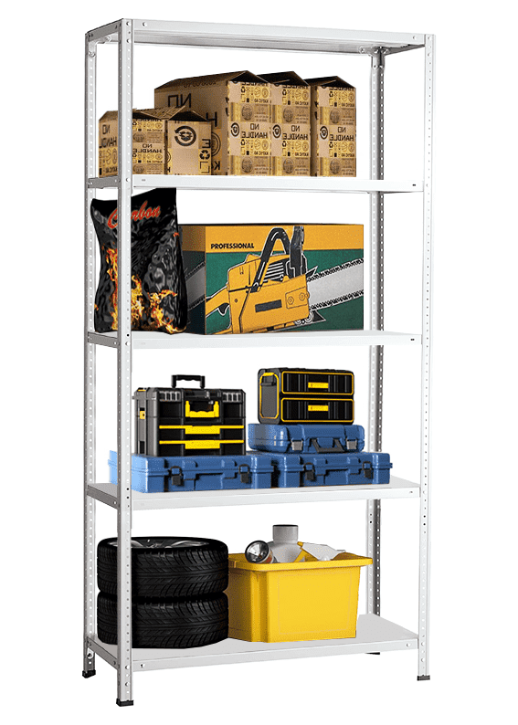 Стеллаж MS Hard 2200х1000х400 c 5 полками Стеллаж MS Hard 2200х1000х400 c 5 полками
