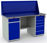 Верстак Практик с экраном рабочий WT160.WD2/WD5.010