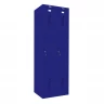 Шкаф металлический для рабочей спецодежды синий