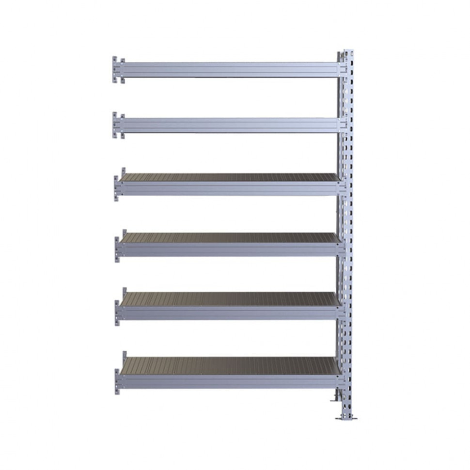 Стеллаж SGR-V 2000х1200х1000 6 ярусов (рамы, балки, настил - цинк) ДС