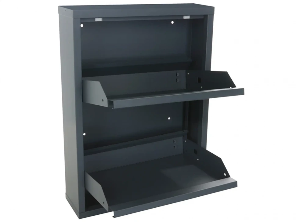 Металлическая обувница 2 полки Практик ОМ-2 Металлическая обувница 2 полки Практик ОМ-2