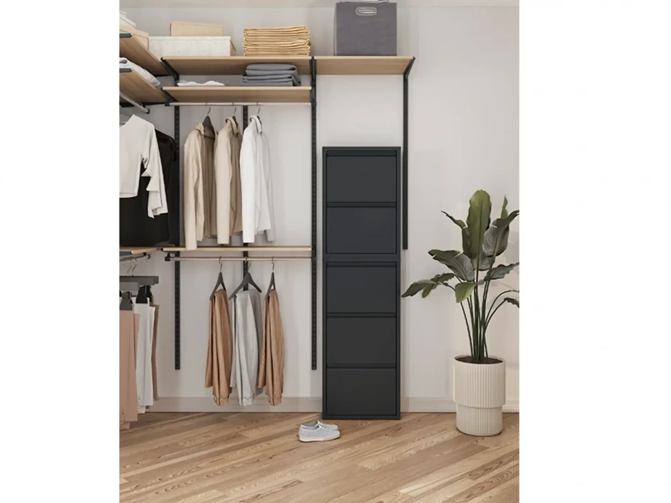 Металлическая обувница 2 полки Практик ОМ-2 Металлическая обувница 2 полки Практик ОМ-2