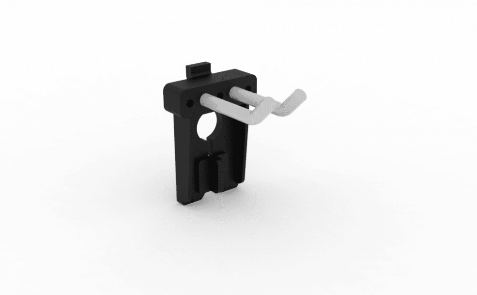 Крючок двойной L=38 мм Крючок двойной L=38 мм