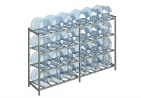 Стеллаж Бомис-24Л для 24 бутылей 19 л