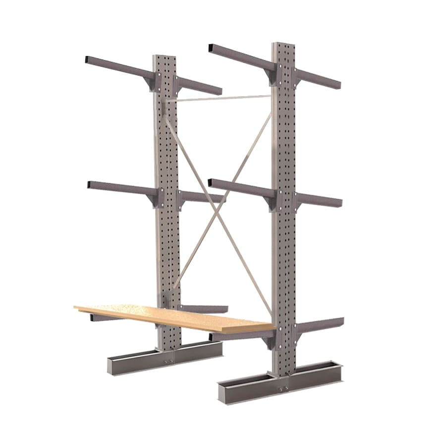 Стеллаж консольный двухсторонний КЛр 2500х1634х1700 (800) 3 яруса