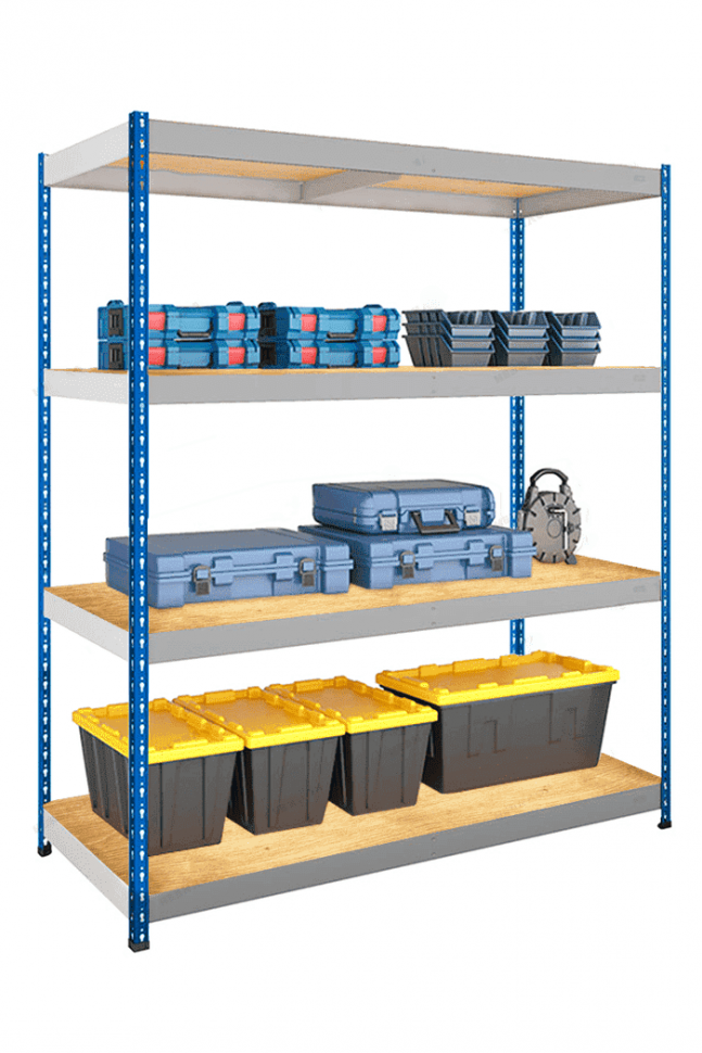 Стеллаж SB 2000х1525х914 4 яруса Стеллаж SB 2000х1525х914 4 яруса