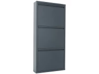 Металлическая обувница 3 полки Практик ОМ-3