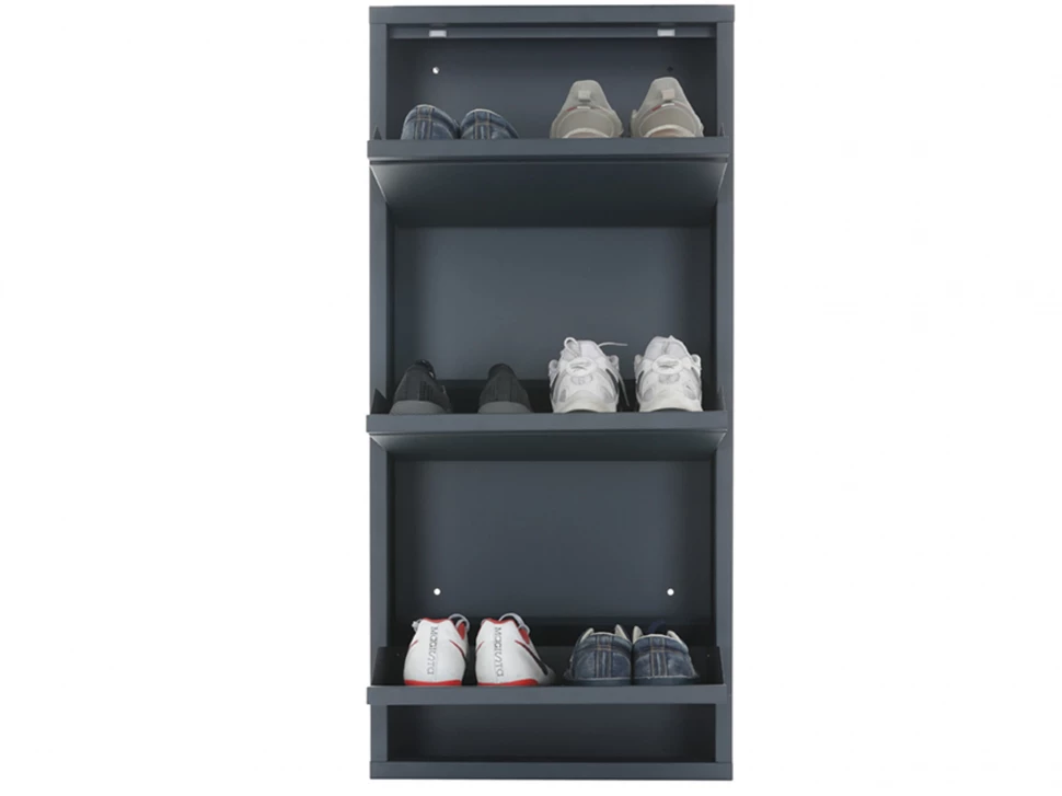 Металлическая обувница 3 полки Практик ОМ-3 Металлическая обувница 3 полки Практик ОМ-3