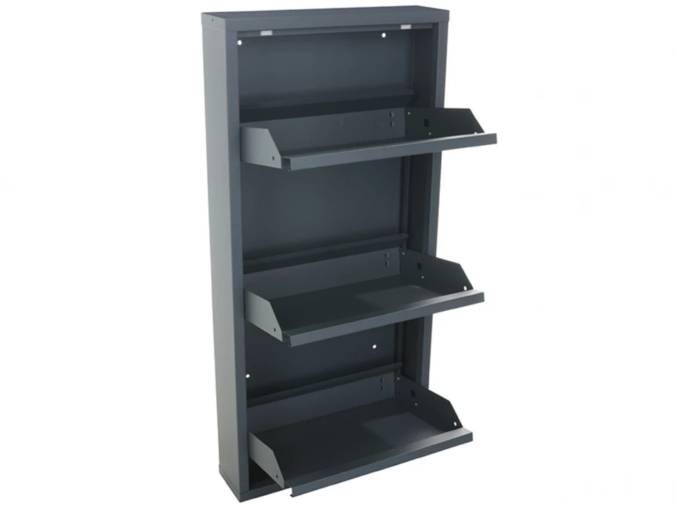 Металлическая обувница 3 полки Практик ОМ-3 Металлическая обувница 3 полки Практик ОМ-3