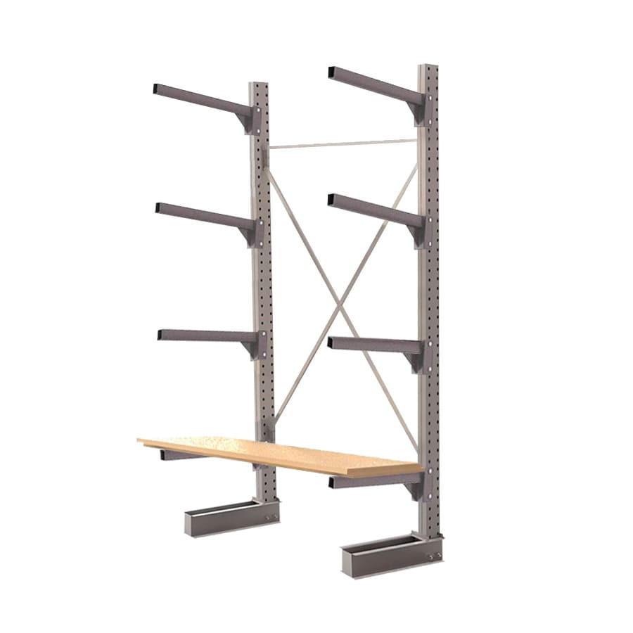 Стеллаж консольный односторонний КЛр 2500х1634х955 (800) 4 яруса