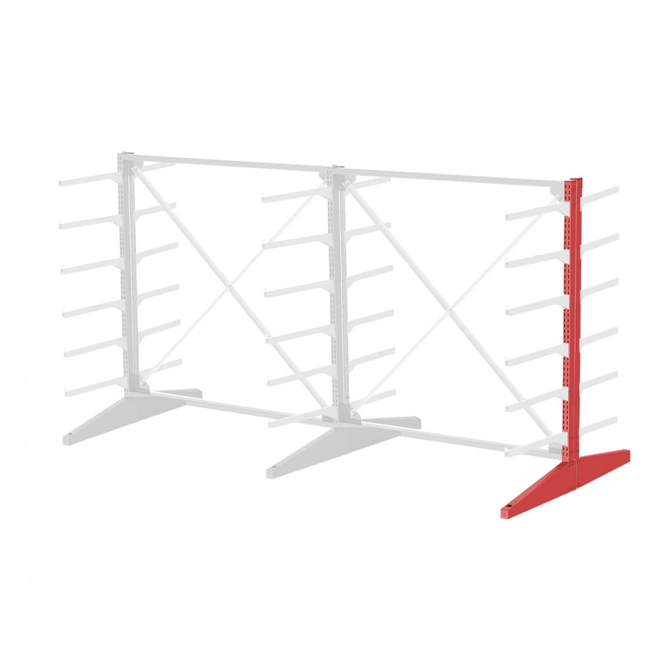 Стеллаж консольный двухсторонний Sortex 1920х3221х1280 6 ярусов