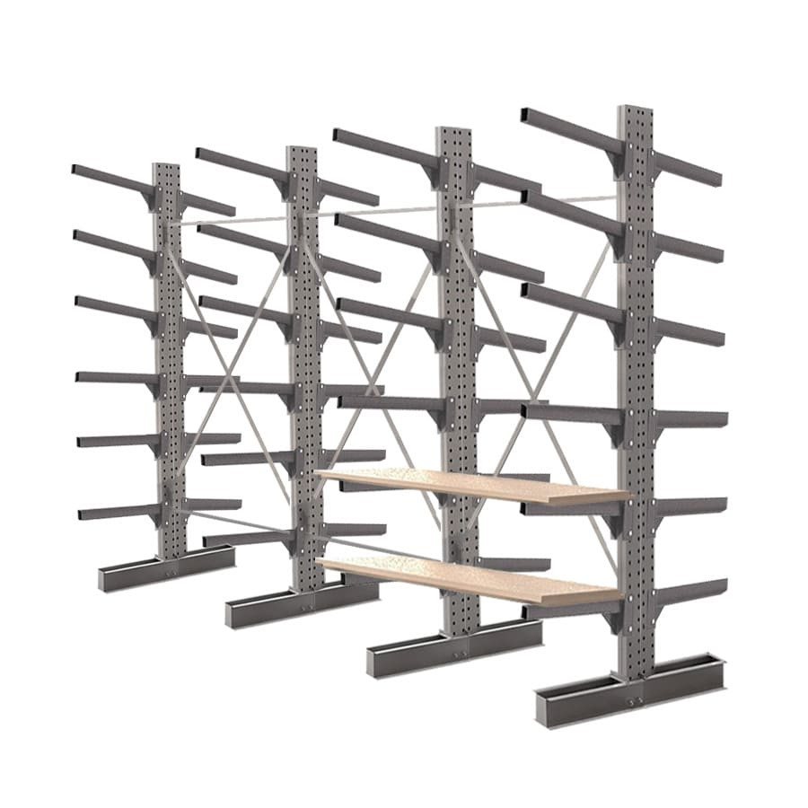 Стеллаж консольный двухсторонний КСр 2500х4392х1600 6 ярусов