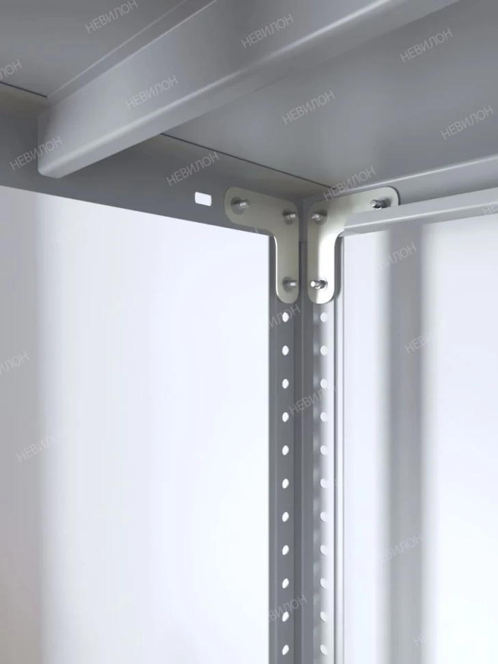 Стеллаж угловой МС 1800х1400х1400/500 мм 3 яруса