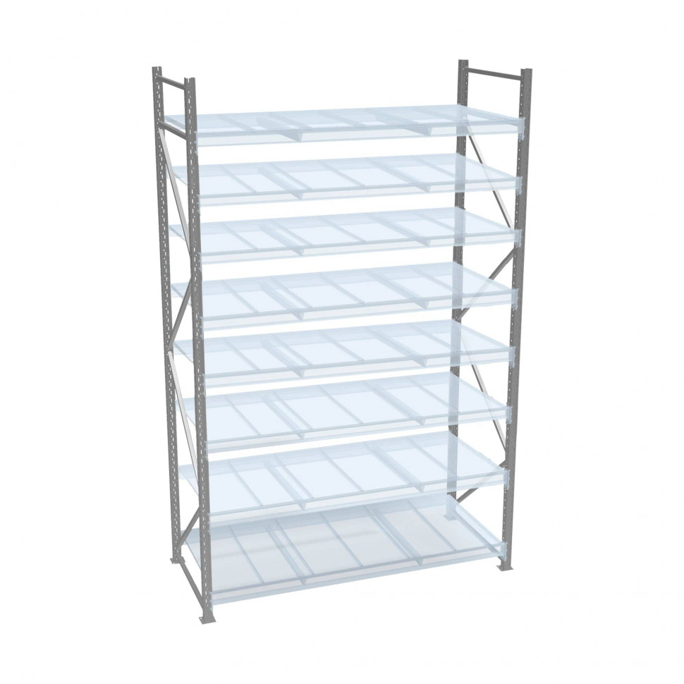 Стеллаж СТ-051 3000х1200х850 с 8 ярусами
