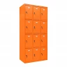 Шкаф сумочница металлический оранжевый