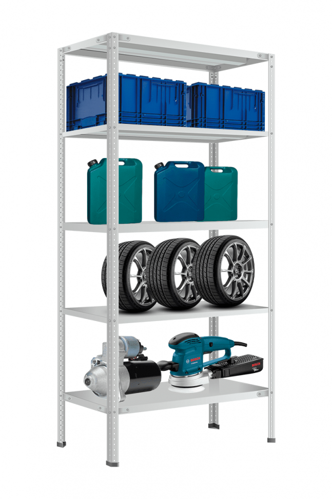 Стеллаж Титан МС-750 1200х700х600 мм 5 полок Стеллаж Титан МС-750 1200х700х600 мм 5 полок