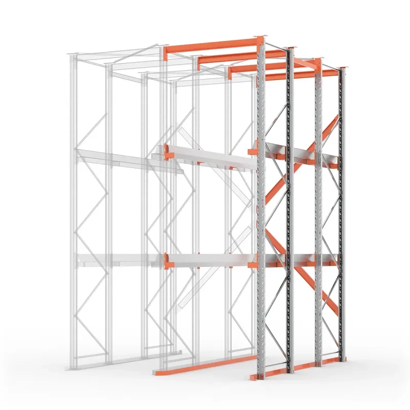 Стеллаж набивной паллетный ДС 4500х3300х1100 (85.1.5) 2 яруса