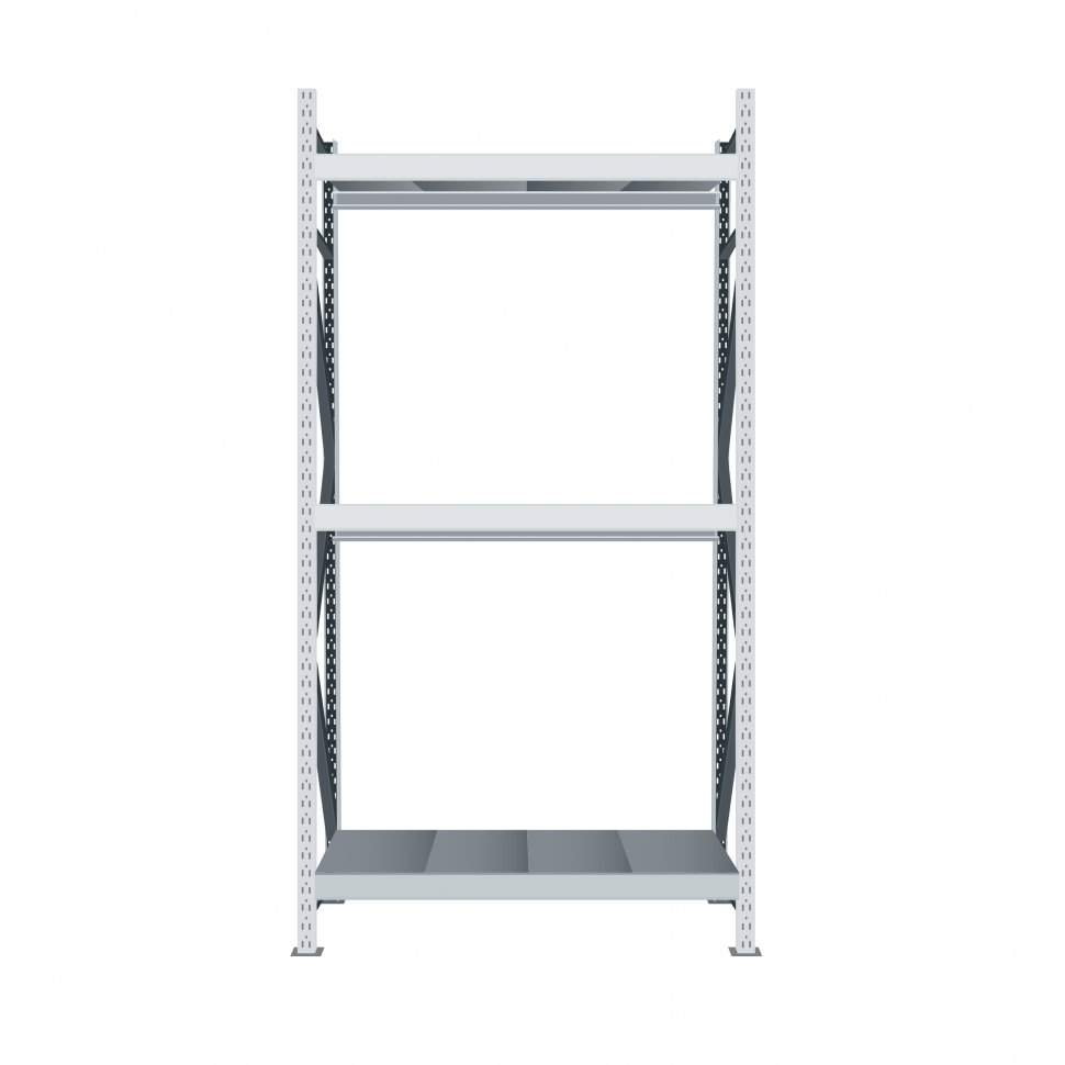 Стеллаж СТ-051 2700х1200х1050 с 3 ярусами Стеллаж СТ-051 2700х1200х1050 с 3 ярусами