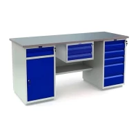 Верстак с металлической столешницей большой WT180.WD2/WD5.100