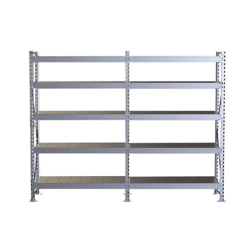 Стеллаж SGR-V 2500х2100х800 5 ярусов (рамы, балки, настил - цинк) ОС