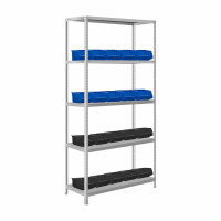 Стеллаж с 20 выдвижными контейнерами 1600х1000х300 5 полок