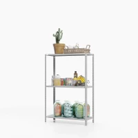 Стеллаж ТС-Лайт 1500х1200х400 с 3 сплошными полками